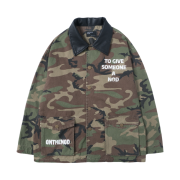 NOD Leather Collar Vintage Jacket Camo
