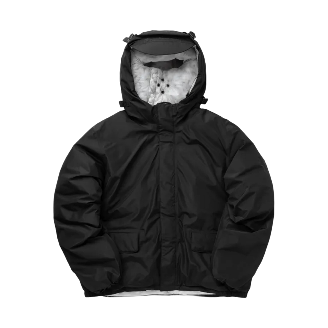 나이키 NSW 고어텍스 스톰핏 ADV 후드 워터프루프 자켓 블랙 - 아시아(Nike NSW Gore-Tex Storm-Fit ADV Hooded Waterproof Jacket Black - Asia)