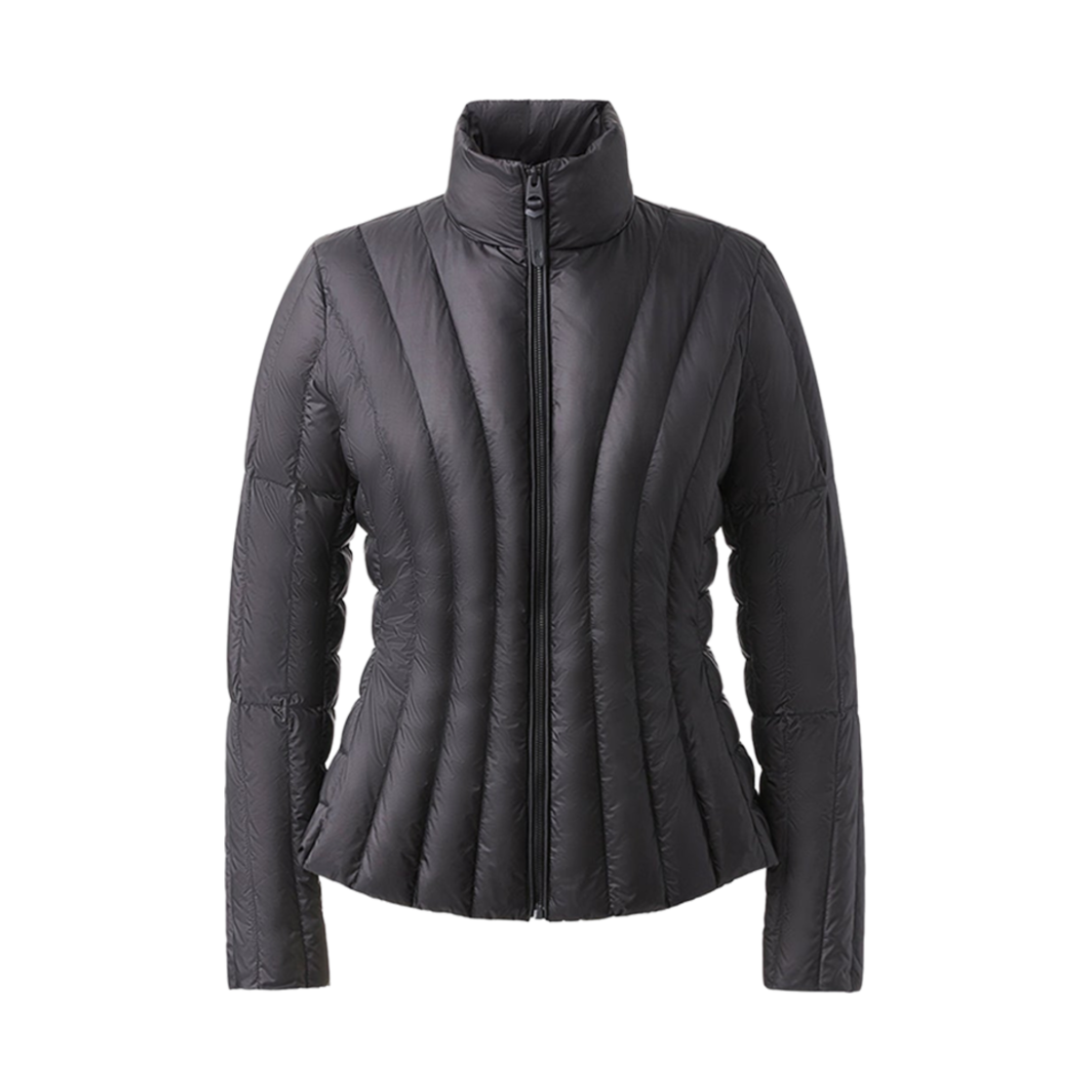 (W) 맥카지 레이니 라이트 다운 버티컬 퀼티드 자켓 블랙((W) Mackage Lany Light Down Vertical Quilted Jacket Black) - 1