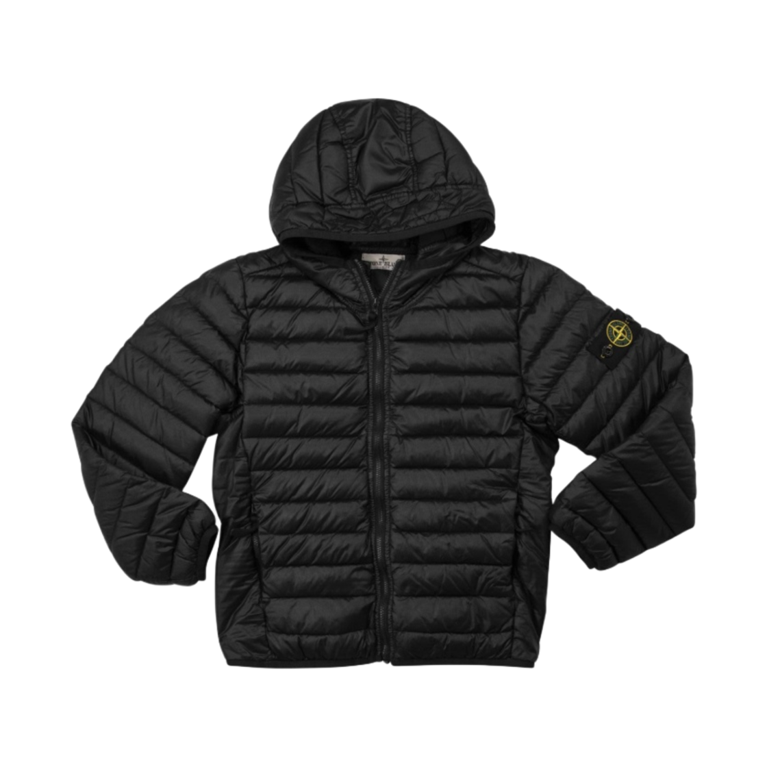 (키즈) 스톤 아일랜드 40831 룸 우븐 체임버스 R-나일론 다운-TC 자켓 블랙 - 23SS((Kids) Stone Island 40831 Loom Woven Chambers R-Nylon Down-TC Jacket Black - 23SS)