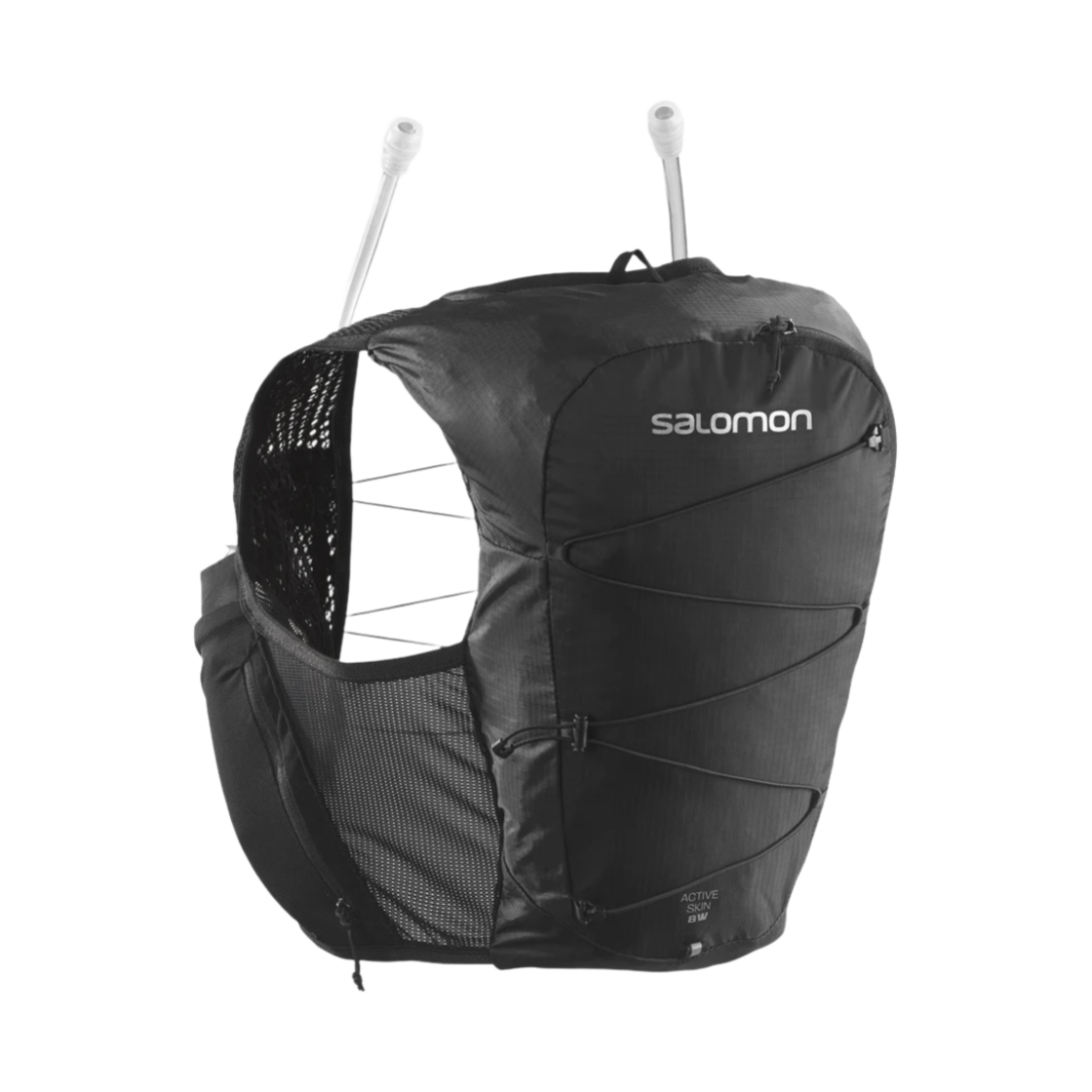 (W) 살로몬 액티브 스킨 8 세트 블랙((W) Salomon Active Skin 8 Set Black) - 1