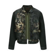 [KREAM 단독] ADSB Andersson Bell Camouflage Zip-Up Denim Jacket Black