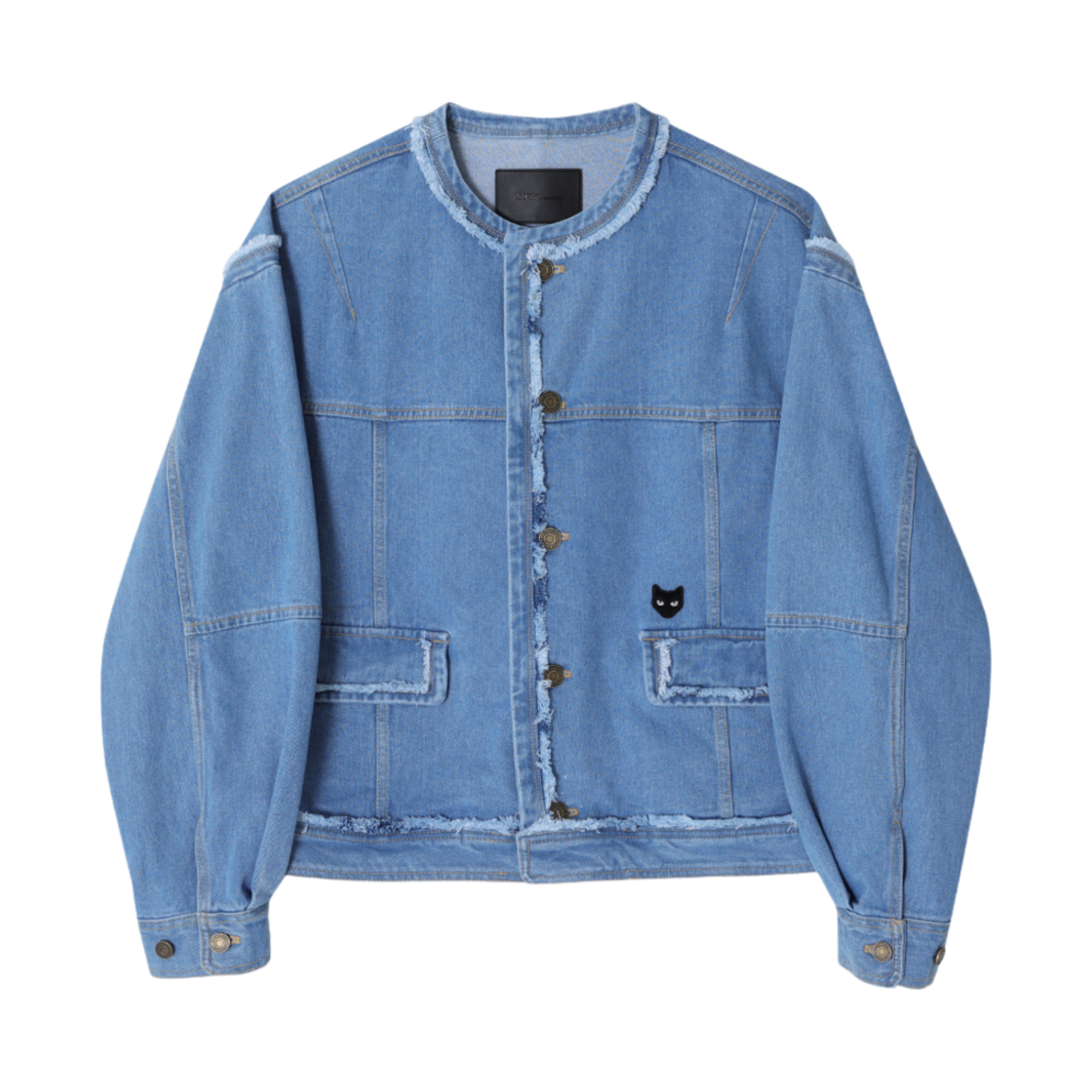 SH2JP821BL Songzio Zzero Round Neck Denim Jumper Blue