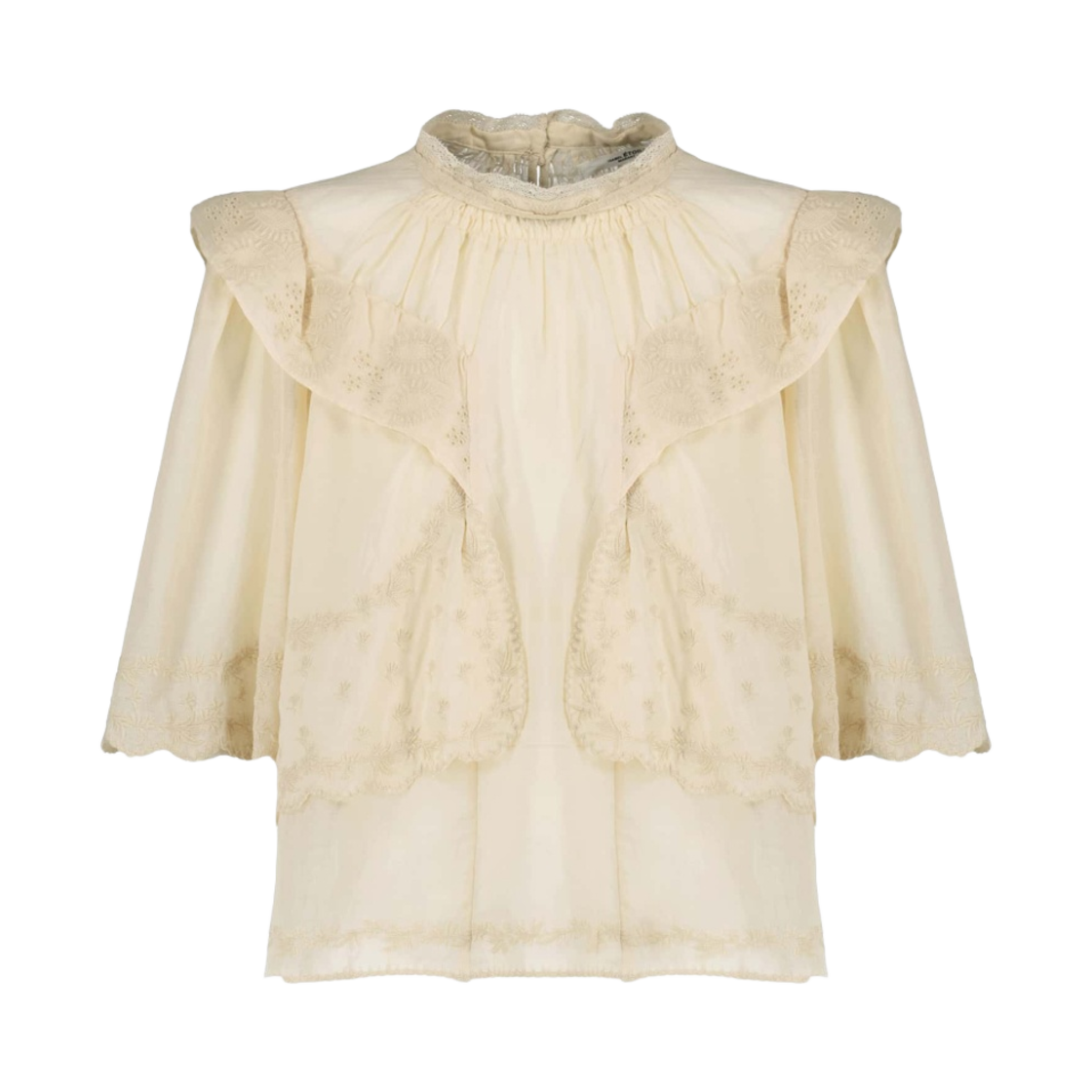 (W) 이자벨 마랑 래티 레이스 블라우스 에크루 - 22FW((W) Isabel Marant Laeti Lace Blouse Ecru - 22FW) - 1