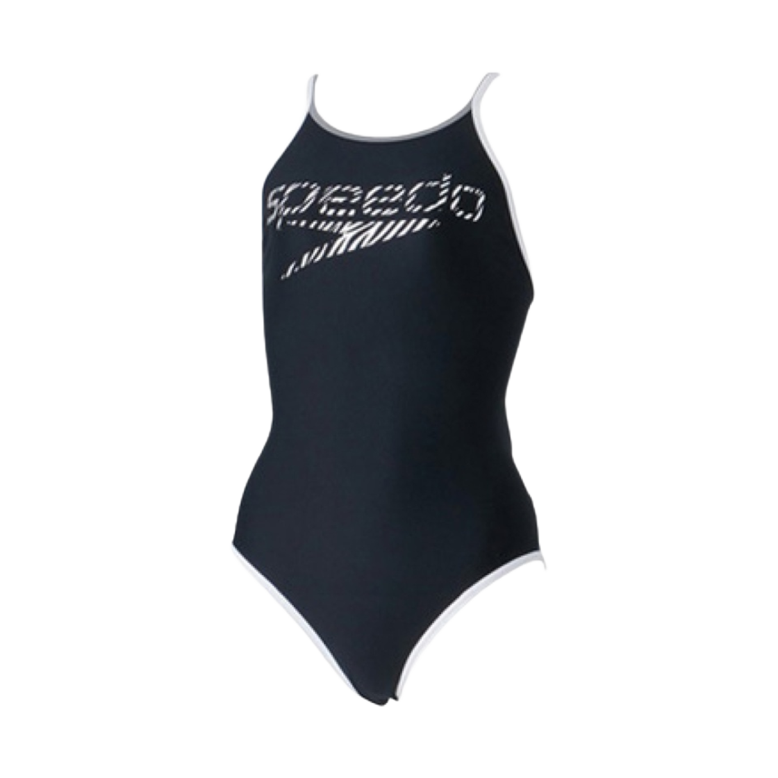 (W) 스피도 지브라로고 원피스 턴스 블랙 화이트((W) Speedo Zebra Logo One Piece Turnz Black White)