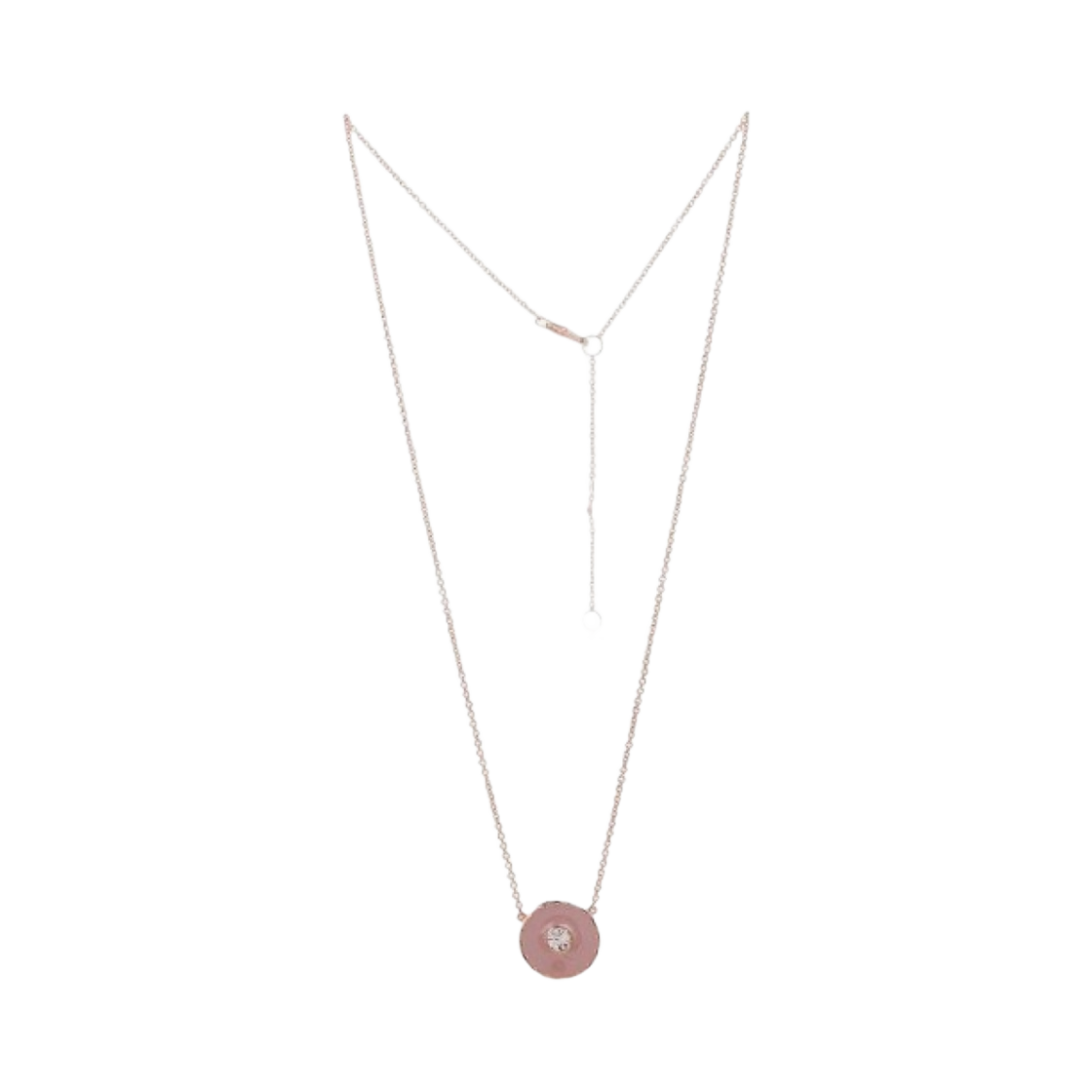 M0017166-277 Marc Jacobs The Medallion Pendant Sand Rose Gold