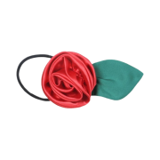 (W) Sandy Liang Corsage Hair Elastic Red