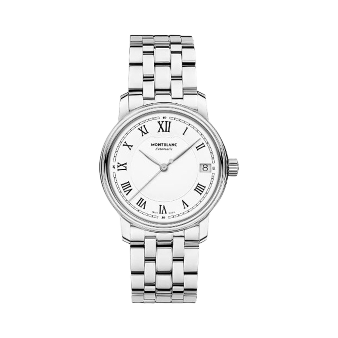 몽블랑 트레디션 오토매틱 데이트 32mm 스테인리스 스틸 화이트(Montblanc Tradition Automatic Date 32mm Stainless Steel White)