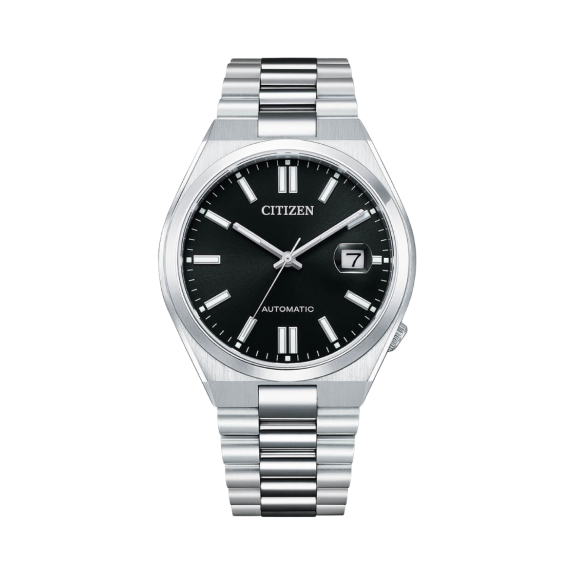 시티즌 메카니컬 오토매틱 40mm 스테인리스 스틸 블랙 실버(Citizen Mechanical Automatic 40mm Stainless Steel Black Silver)