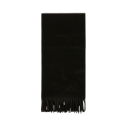(W) Loro Piana Grande Unita Cashmere Scarf Black
