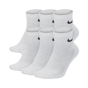 Nike Everyday Cushioned Training Ankle Socks White (6 Pack/Korean Ver.)