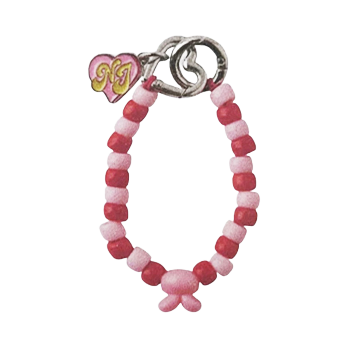 뉴진스 겟 업 비즈 키링 레드(NewJeans Get Up Beads Keyring Red) - 1