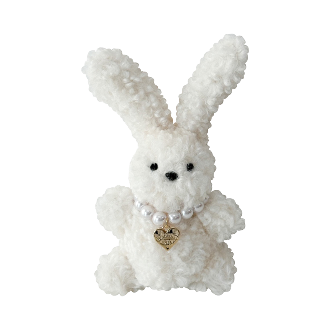 쿼터브 토토 백 키링 토이 화이트(Quartevv Toto Bag Keyring Toy White)