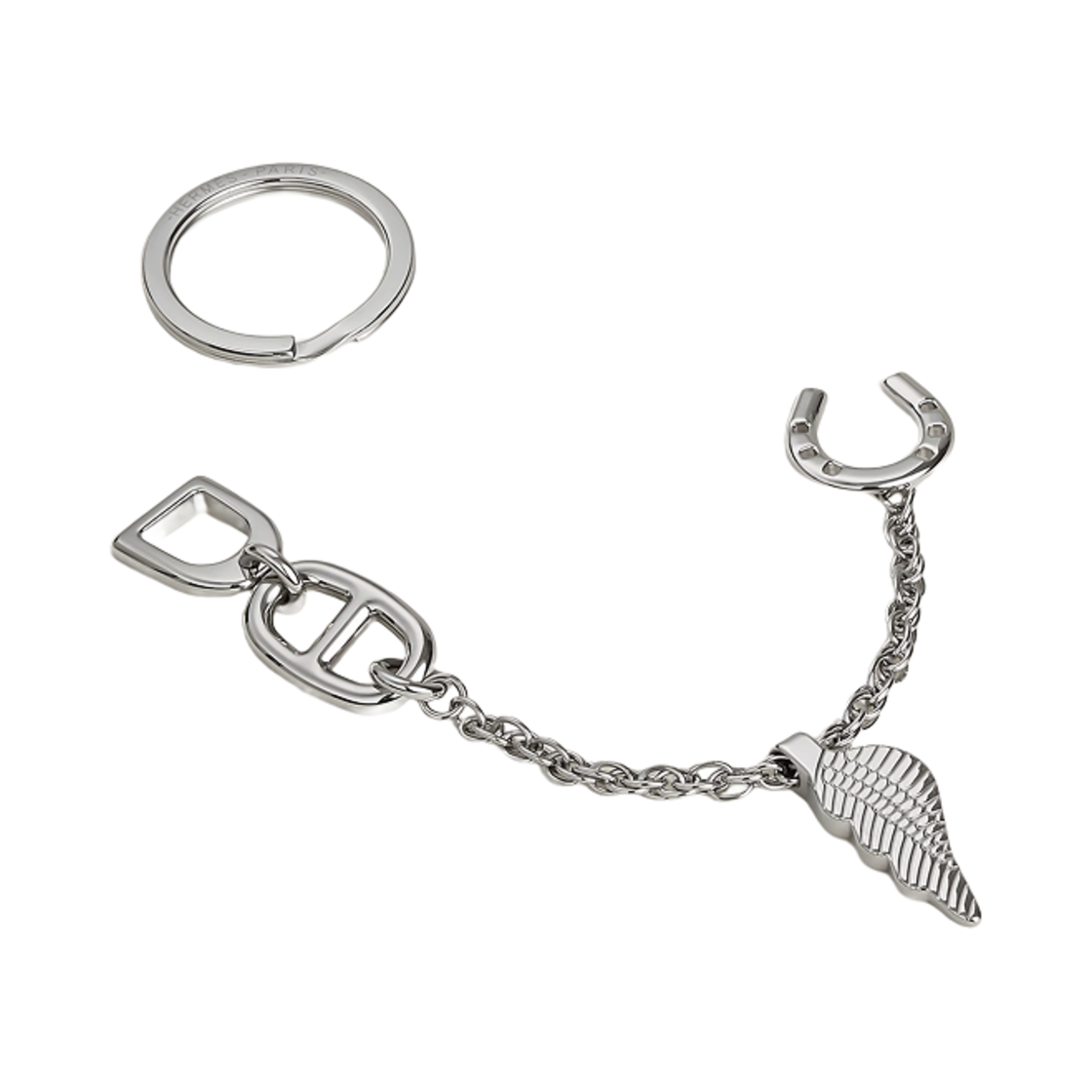 에르메스 본보야지 키링 스테인리스 스틸(Hermes Bon Voyage Keyring Stainless Steel) - 2