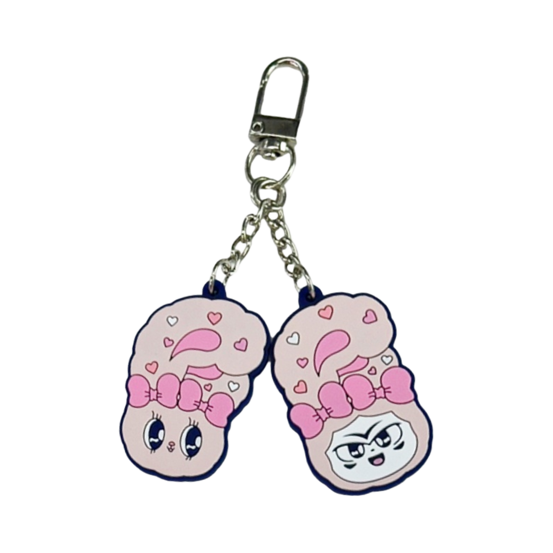 롯데 자이언츠 x 에스더 버니 실리콘 더블 키링 윈지(Lotte Giants x Esther Bunny Silicone Double Keyring Win-G) - 1