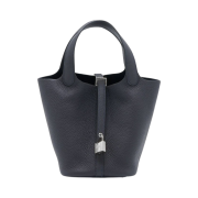Hermes Picotin Lock 18 Bag Clemence & Palladium Caban