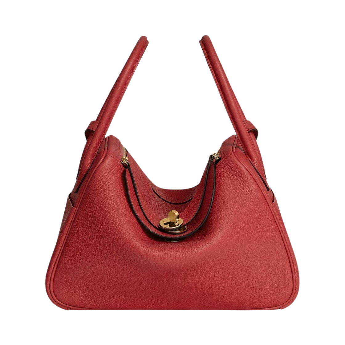 에르메스 린디 26 백 클레망스 & 골드 하드웨어 베흐미용(Hermes Lindy 26 Bag Clemence & Gold Vermillon)
