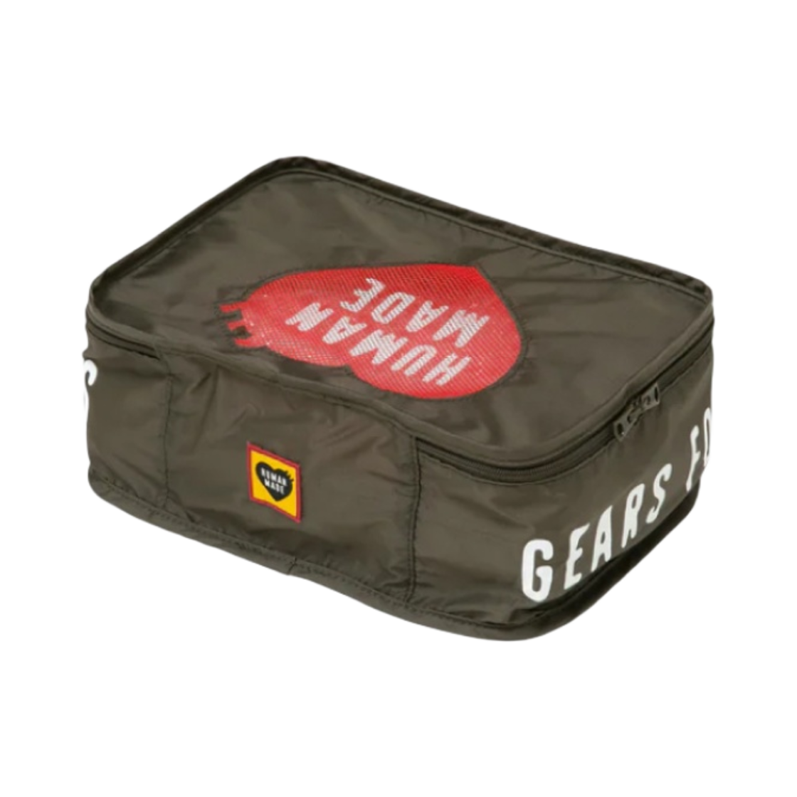 휴먼 메이드 거싯 케이스 스몰 올리브 드랩(Human Made Gusset Case Small Olive Drab) - 2