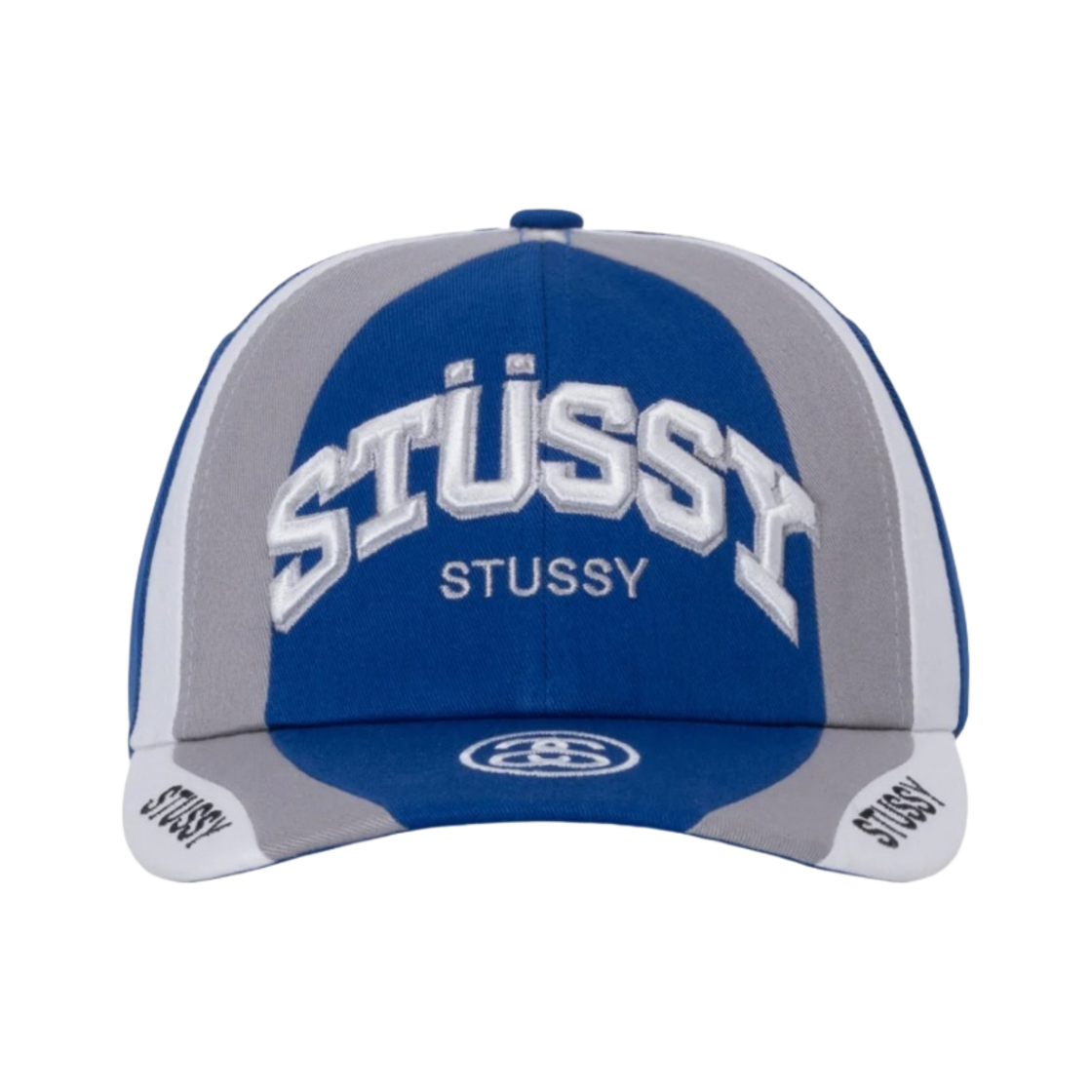 스투시 수베니어 로우 프로 스트랩백 캡 블루