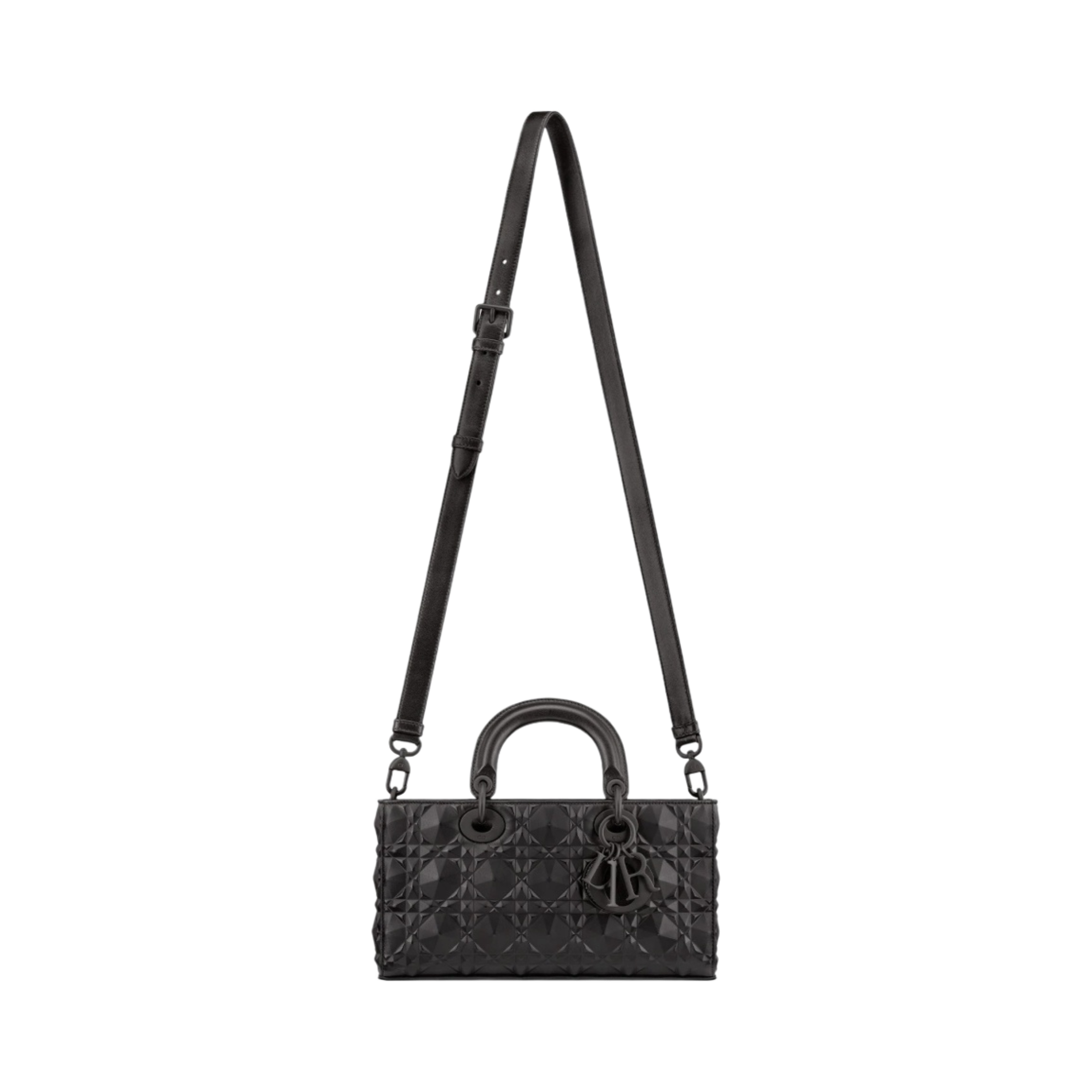디올 미디움 레이디 디조이백 까나쥬 카프스킨 다이아몬드 모티프 블랙(Dior Medium Lady D-Joy Bag Cannage Calfskin with Diamond Motif Black) - 4