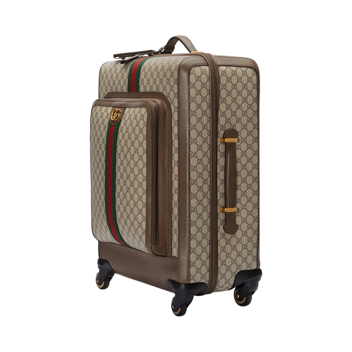 693664-96IWT-8745 Gucci Savoy Medium Trolley Beige Ebony Supreme