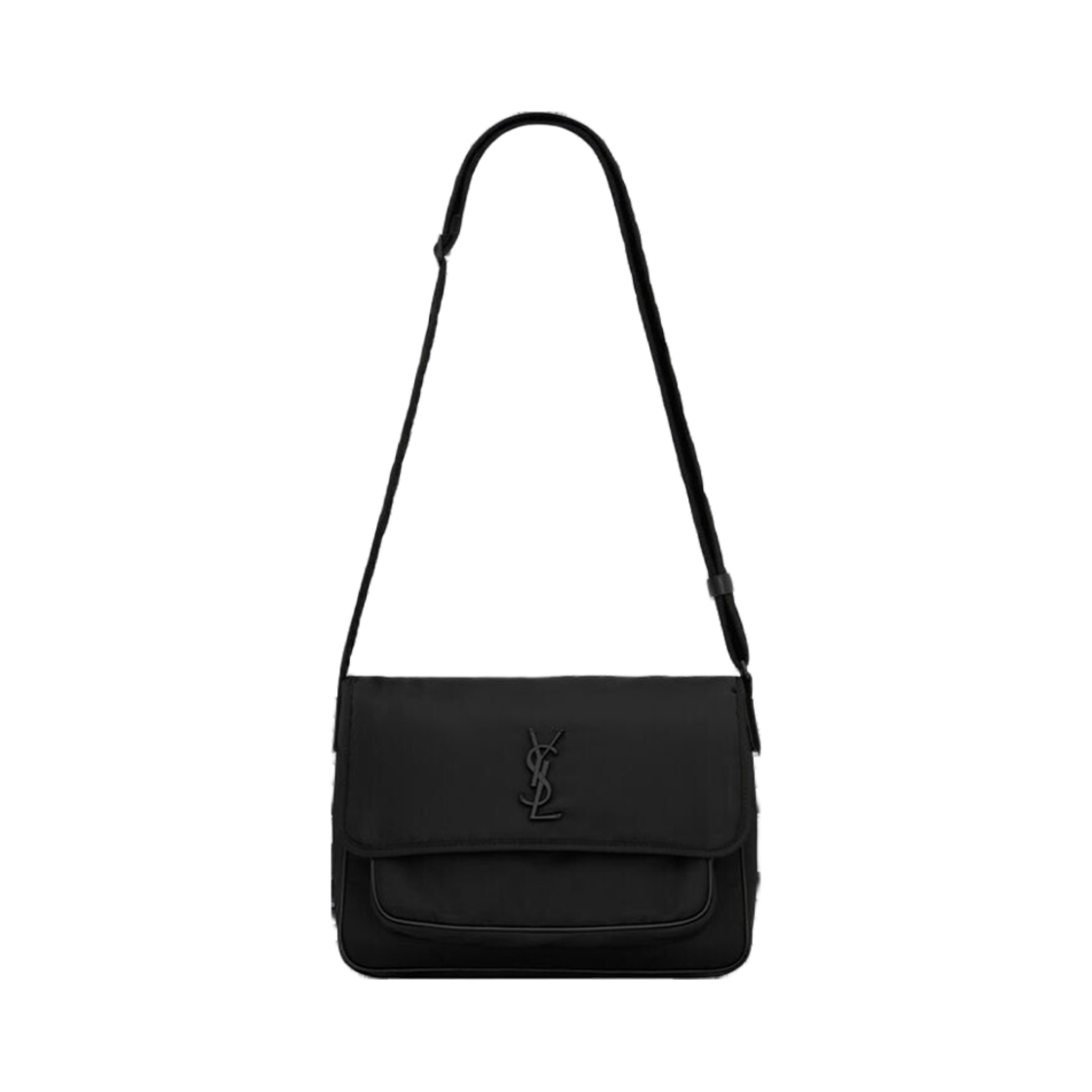 757146-FACKH-1000 Saint Laurent Niki Messenger In Econyl Black