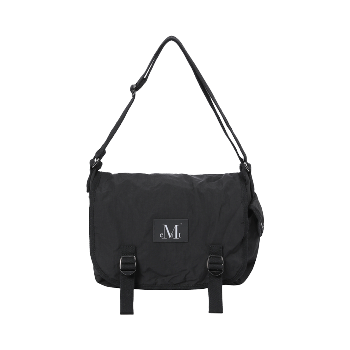 P00000WB_NEW MUCENT Reke Double Buckle Cross Bag Black