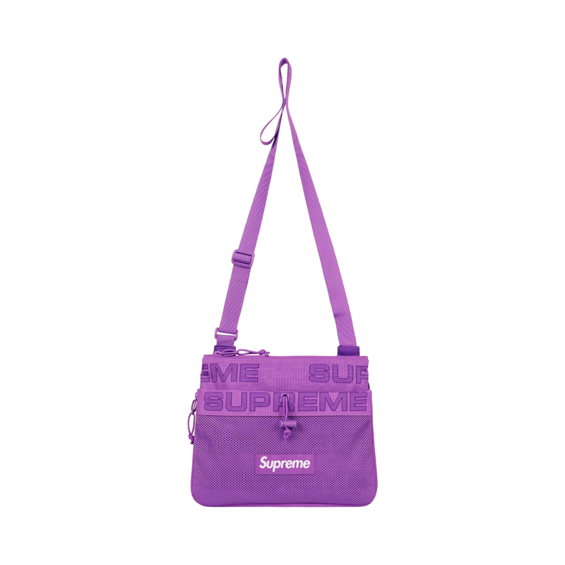 슈프림 사이드 백 퍼플 - 21FW