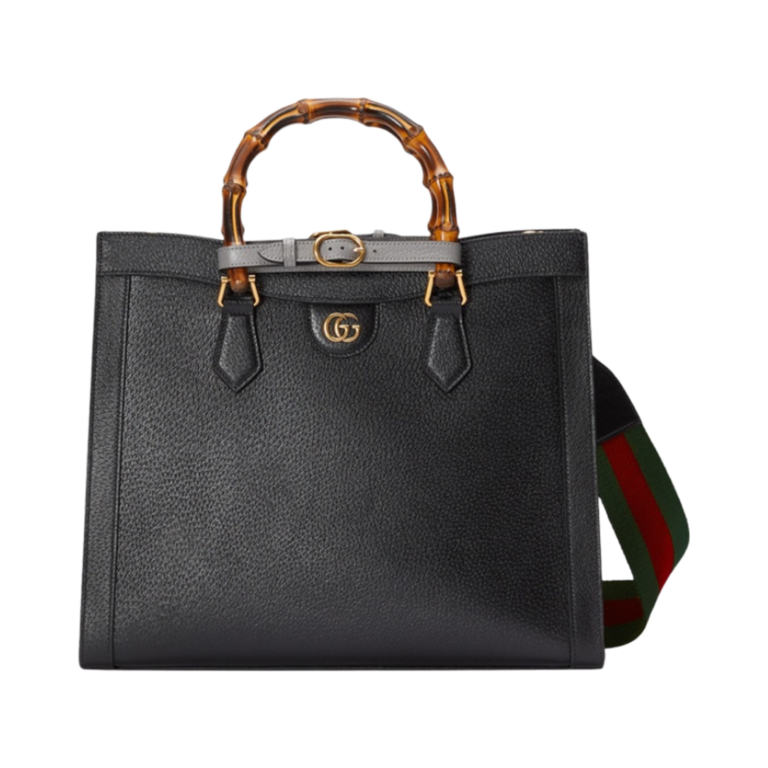 구찌 다이애나 미디움 토트백 블랙 레더(Gucci Diana Medium Tote Bag Black Leather) - 5
