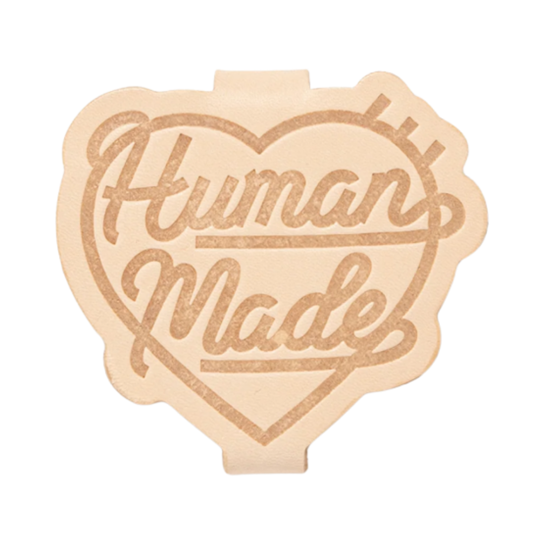 HM29GD054 Human Made Heart Compact Mirror Beige