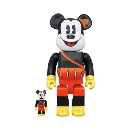 Bearbrick x Disney Mickey the Bard 100% & 400% Set