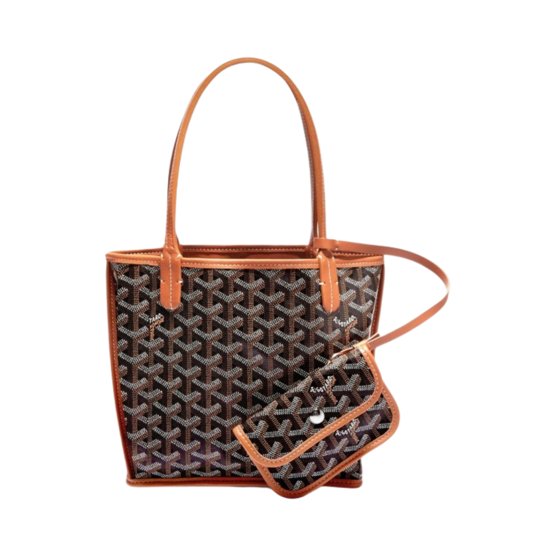 고야드 앙주 미니백 블랙 탄(Goyard Anjou Mini Bag Black Tan)