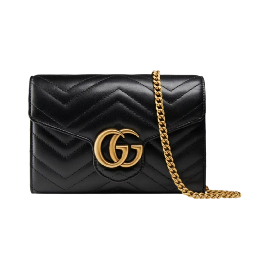 구찌 GG 마몽 마틀라세 미니백 블랙(Gucci GG Marmont Matelasse Mini Bag Black)