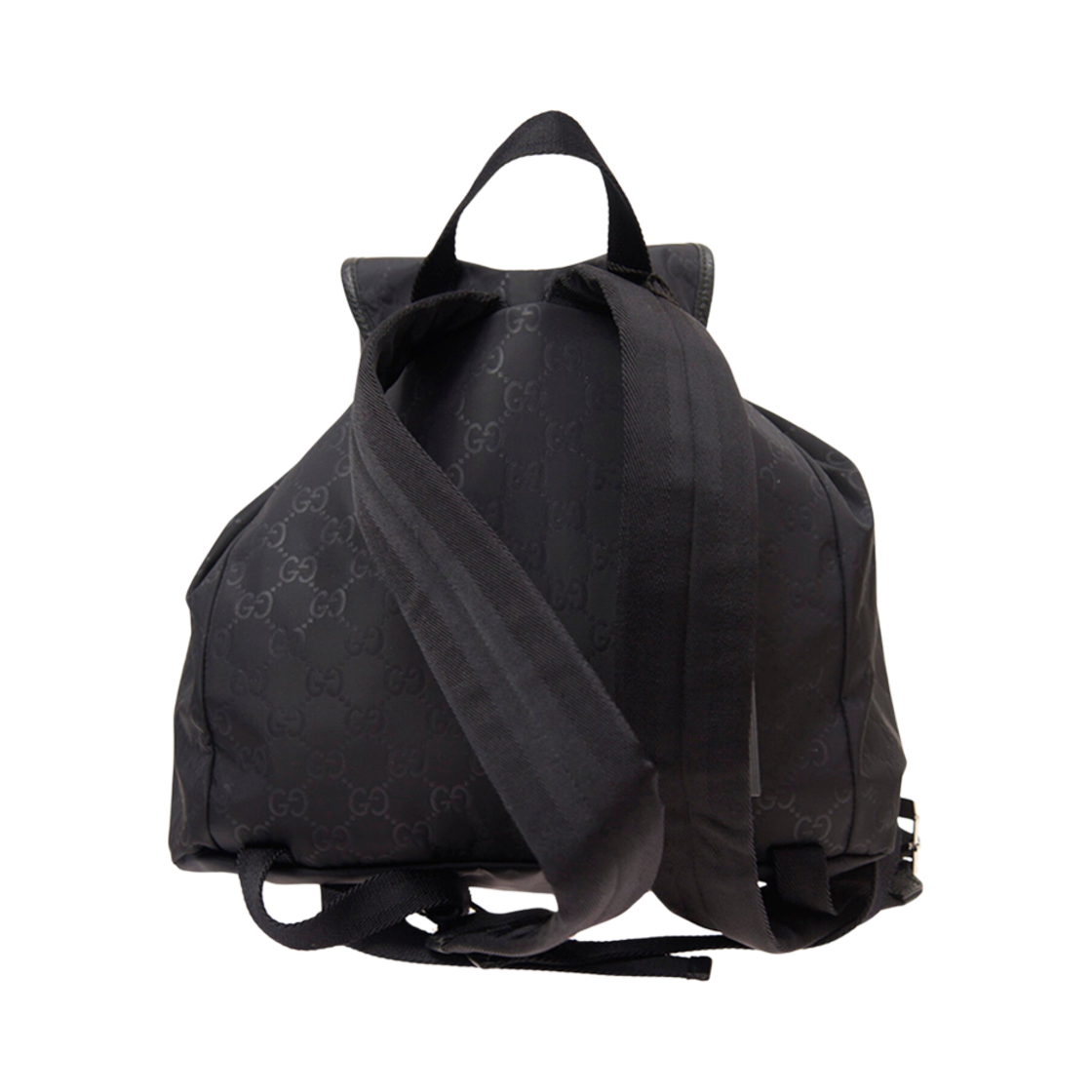 구찌 마이크로 GG 시마 나일론 패브릭 포켓 백팩 블랙(Gucci Micro GG Ssima Nylon Fabric Pocket Backpack Black) - 2