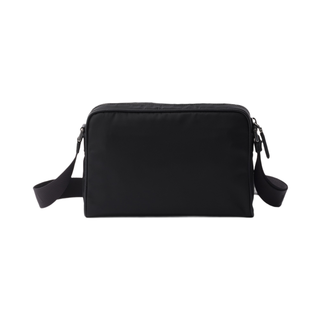 프라다 스몰 리나일론 앤 사피아노 레더 숄더백 블랙(Prada Small Re-Nylon and Saffiano Leather Shoulder Bag Black) - 2