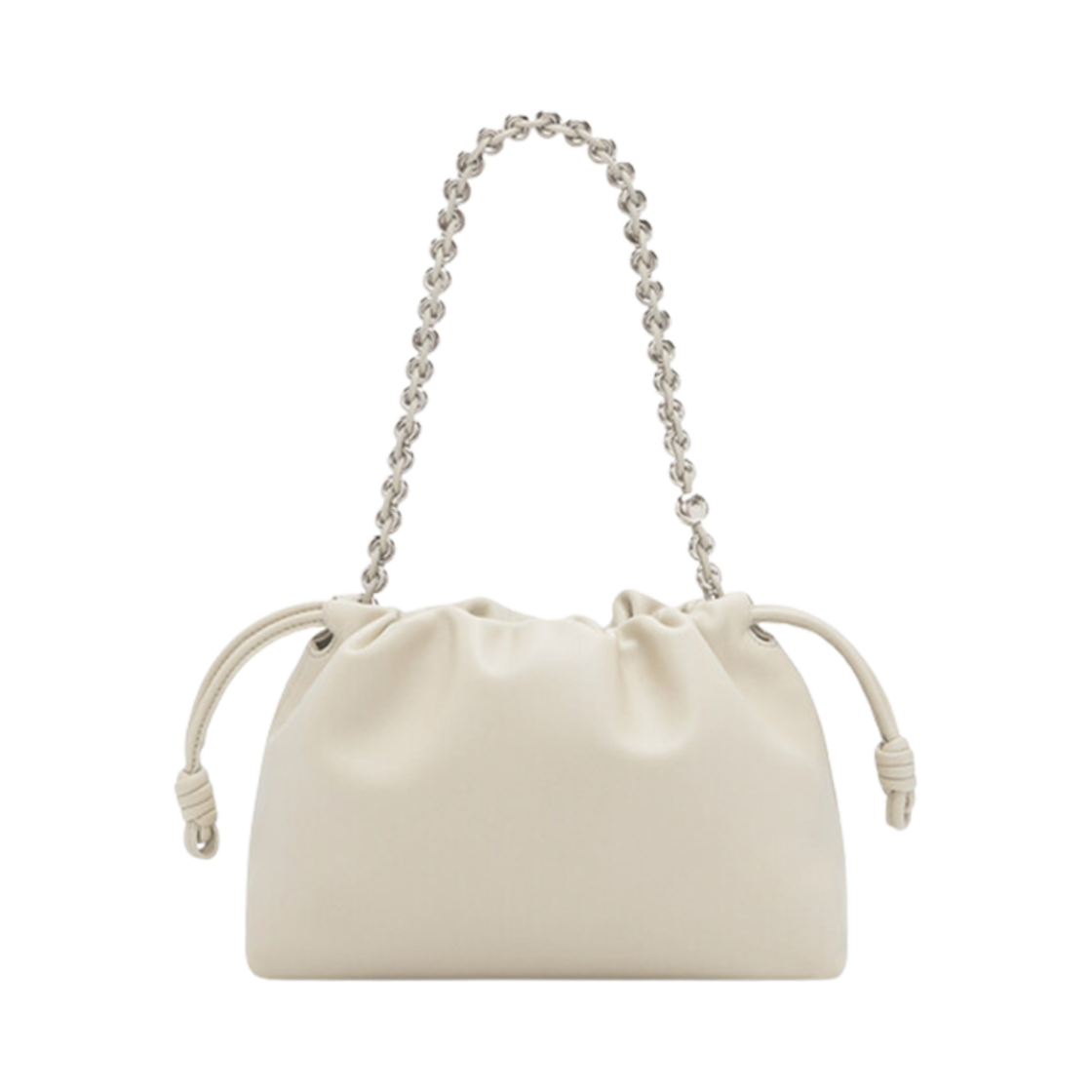 로에베 미디움 플라멘코 퍼스 백 인 멜로우 나파 램스킨 씨 솔트(Loewe Medium Flamenco Purse Bag In Mellow Nappa Lambskin Sea Salt) - 3