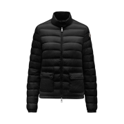 (W) Moncler Lans Short Down Jacket Black - 24SS