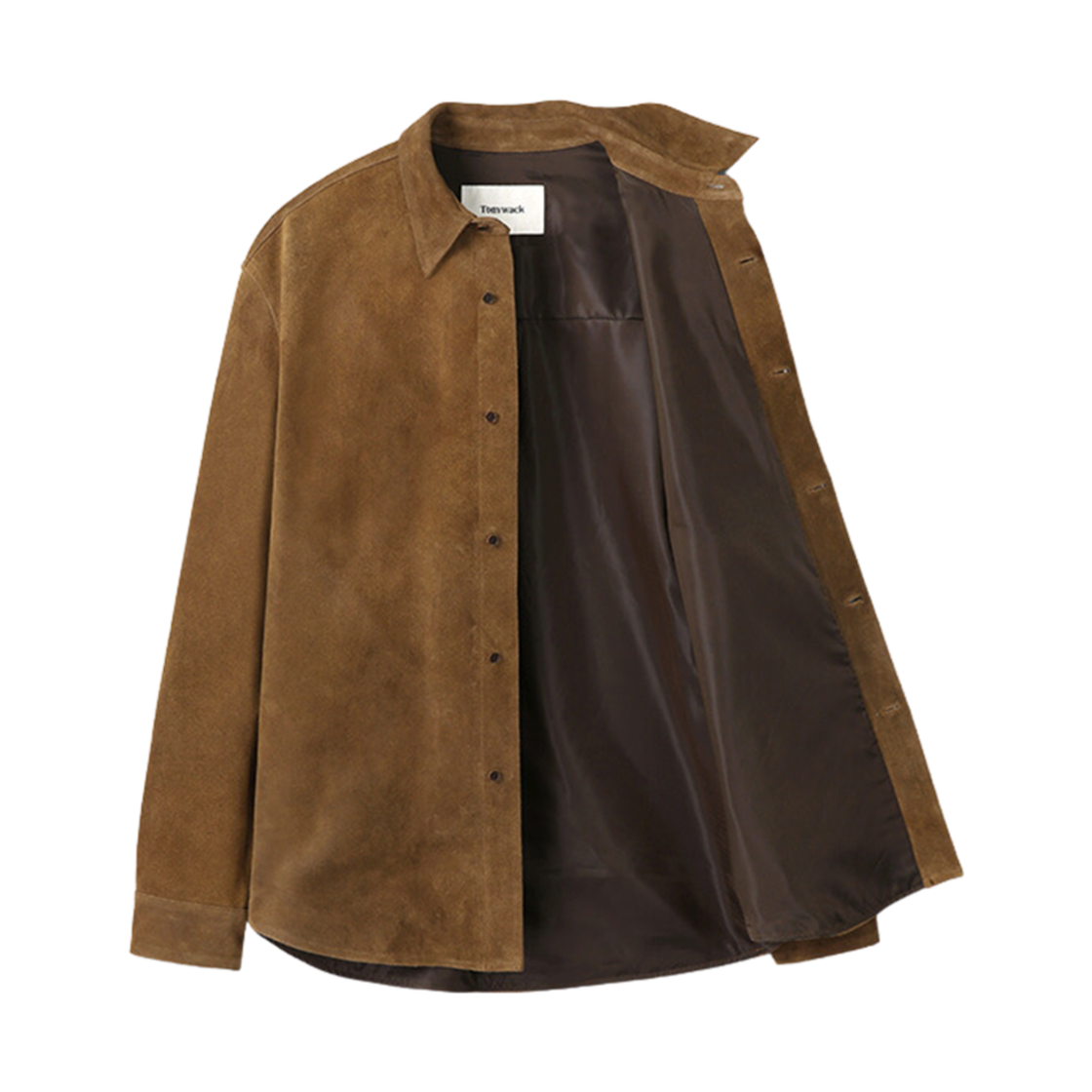 토니웩 스웨이드 릴렉스드 셔츠 카멜(Tonywack Suede Relaxed Shirt Camel) - 3