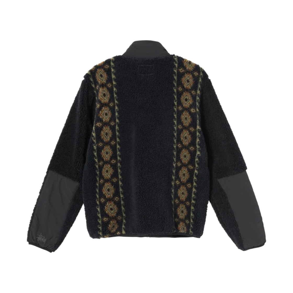 스투시 리마 자카드 쉐르파 자켓 블랙(Stussy Lima Jacquard Sherpa Jacket Black) - 2