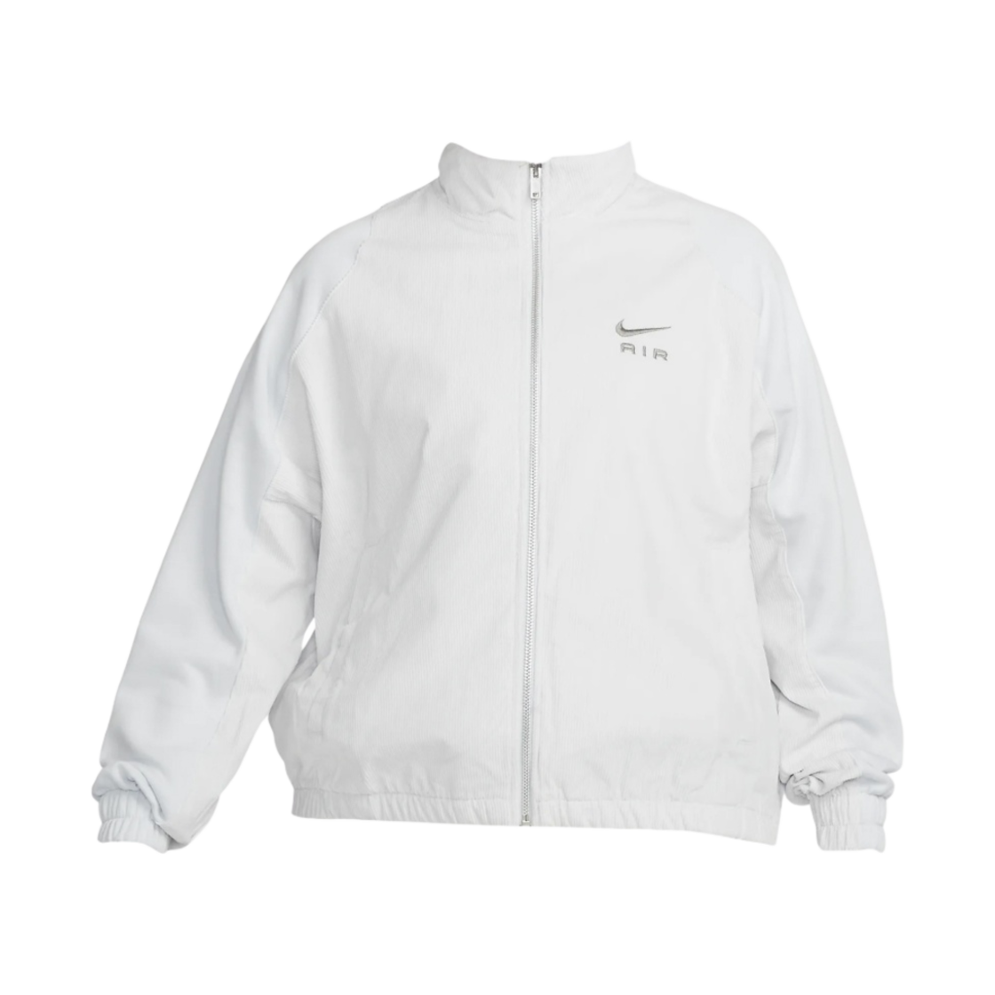 DQ6929-043 (W) Nike Air Corduroy Fleece Full Zip Jacket Pure Platinum - Asia