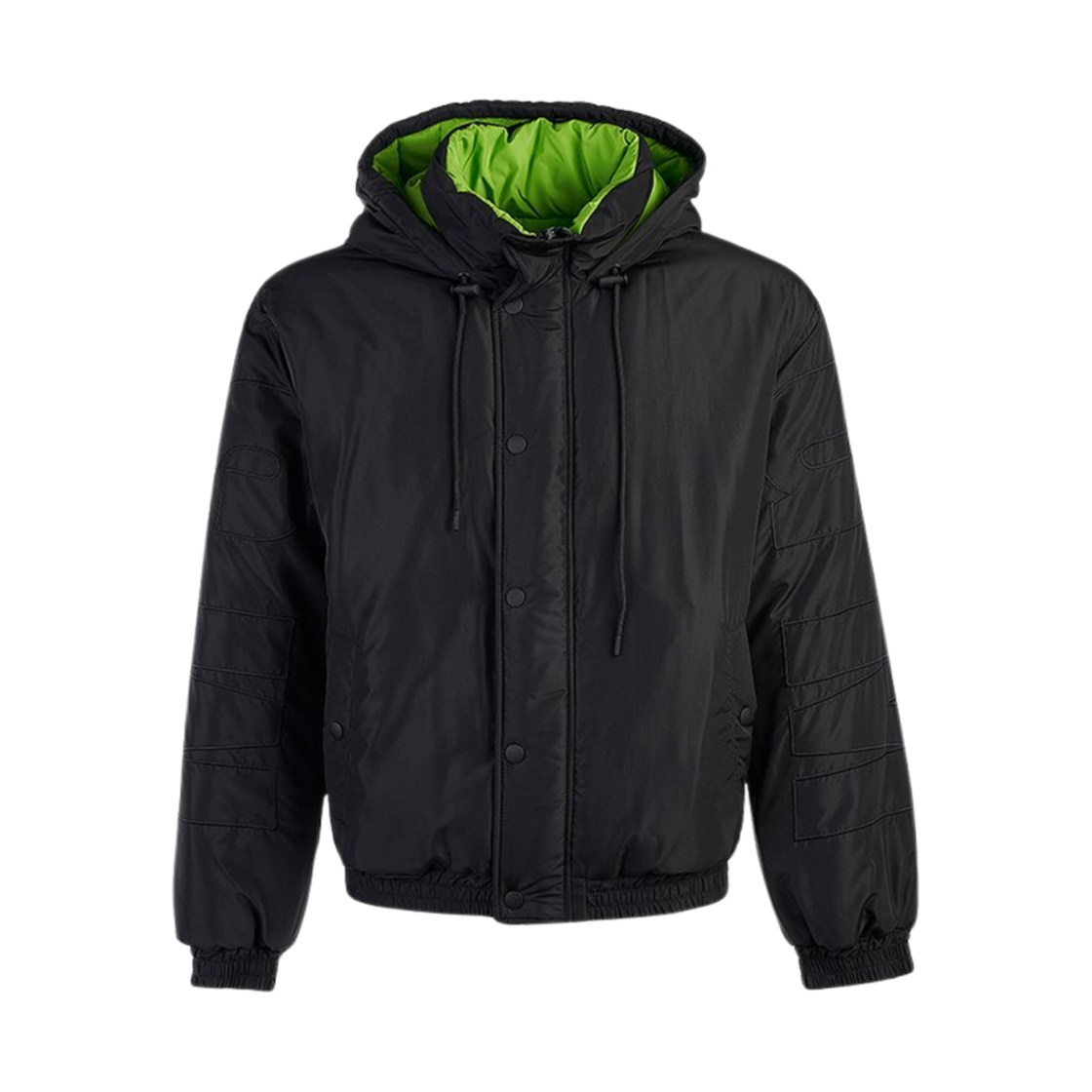 엠에스지엠 로고 드로우스트링 패디드 후드 자켓 블랙(MSGM Logo Drawstring Padded Hooded Jacket Black)