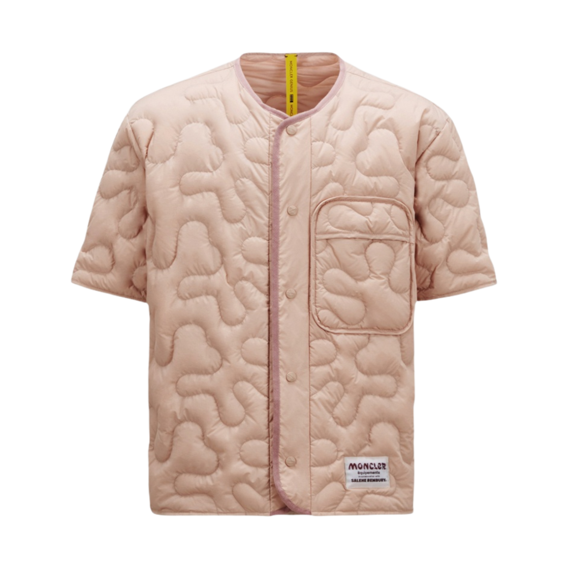 몽클레르 x 살레헤 벰버리 패딩 셔츠 파우더 핑크(Moncler x Salehe Bembury Padded Shirt Powder Pink) - 1