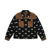 Palace x Needles Western Denim Jacket Black - 24FW