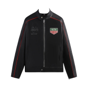 Kith x TAG Heuer Leather Racing Jacket Black