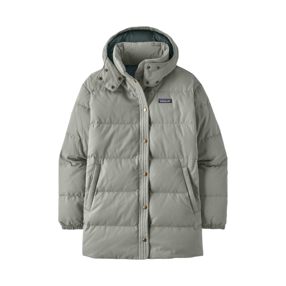 26850 (W) Patagonia Cotton Down Parka Sleet Green