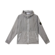 Stone Island 4100097 Nylon Metal Watro-Tc in Econyl Hooded Jacket Pearl Grey - 25SS