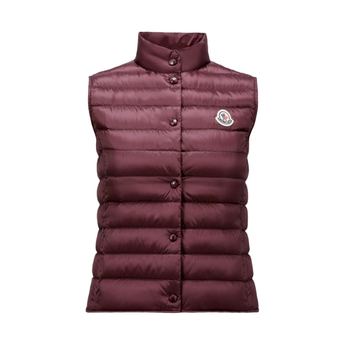 J2-093-1A10200-53048-458 (W) Moncler Liane Vest Burgundy - 24FW
