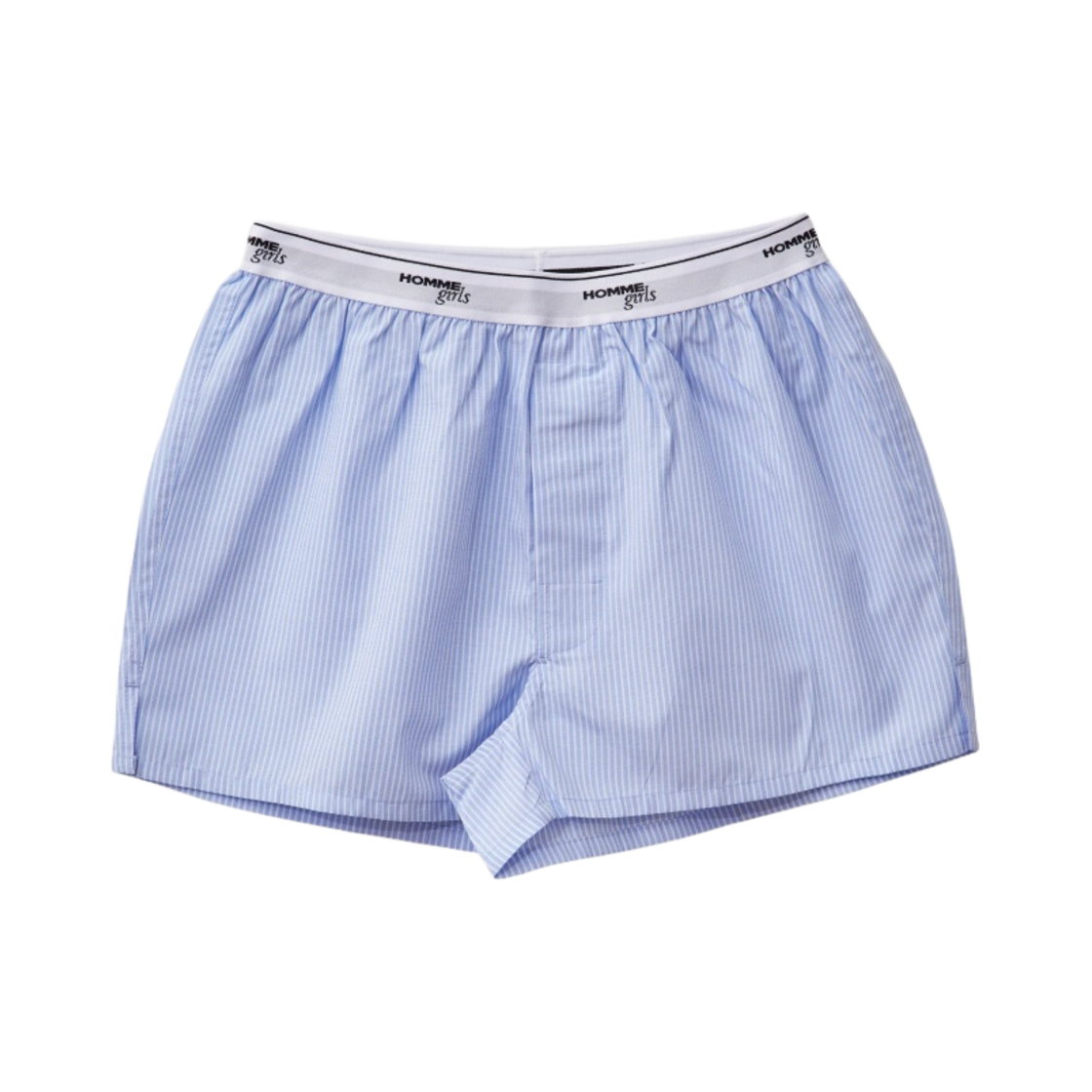 (W) 옴므걸스 박서 쇼츠 티킹 스트라이프((W) Homme Girls Boxer Shorts Ticking Stripe)