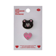 Monamhee Beulpingi Metal Pin Badge Black