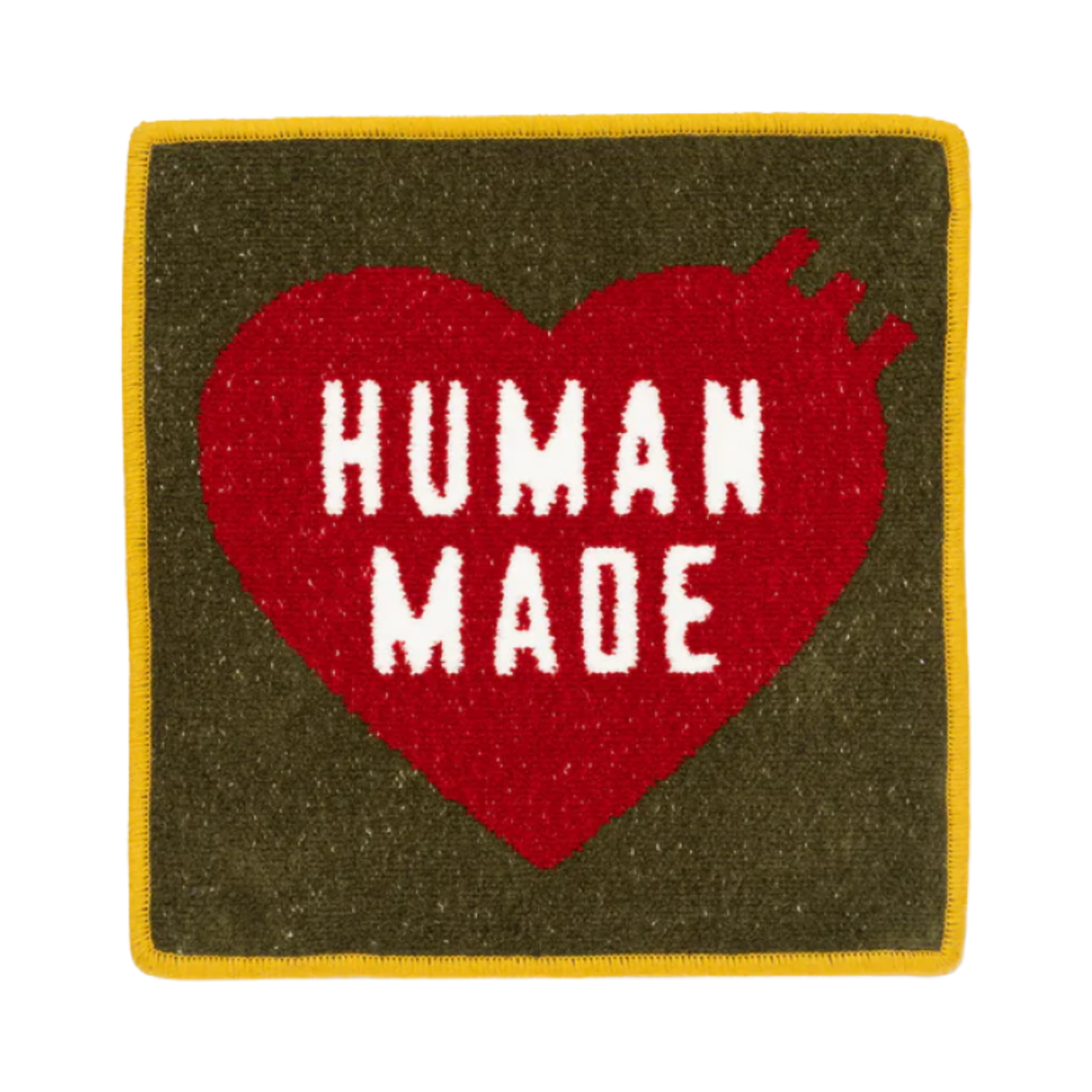 HM29GD120 Human Made Chenille Woven Handkerchief Green